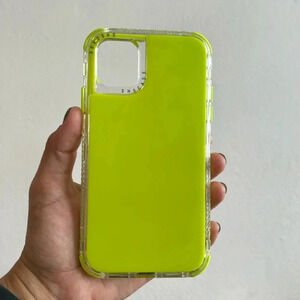Neon Yellow Shockproof Case – iPhone 11 (6.1")